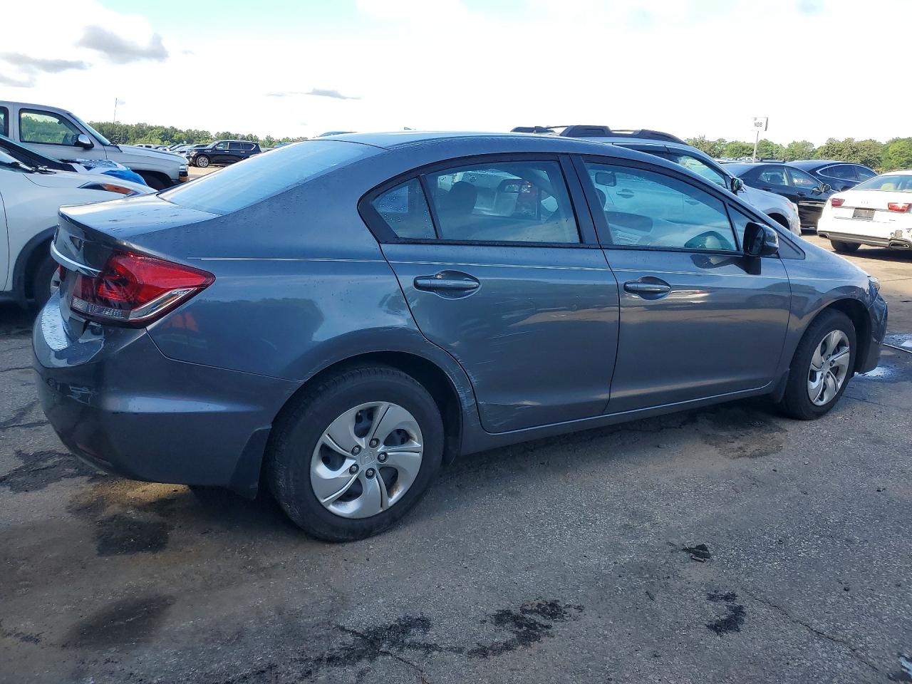 2013 Honda Civic Lx Black vin: 19XFB2F51DE092929