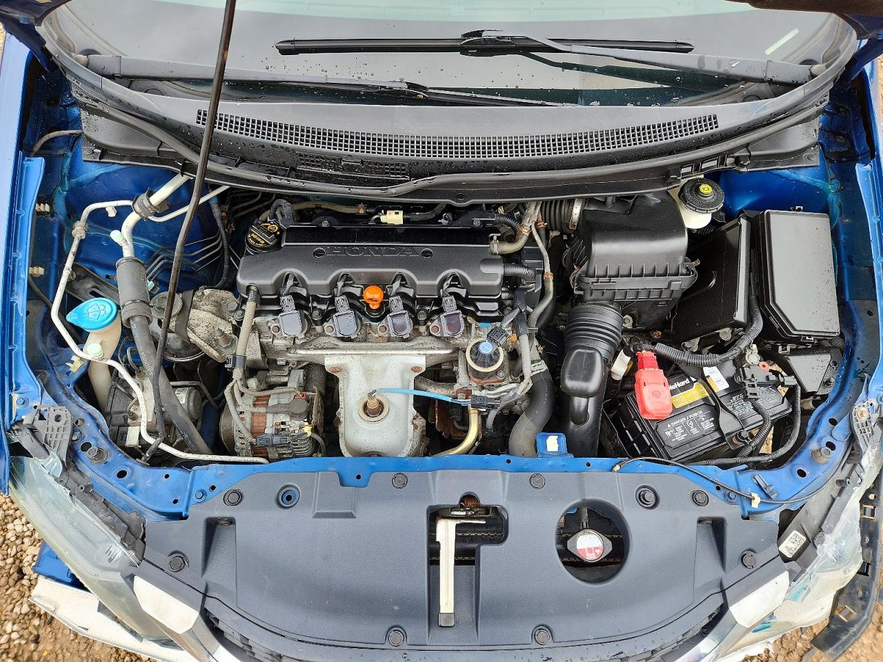 2013 Honda Civic Lx Blue vin: 19XFB2F51DE203219