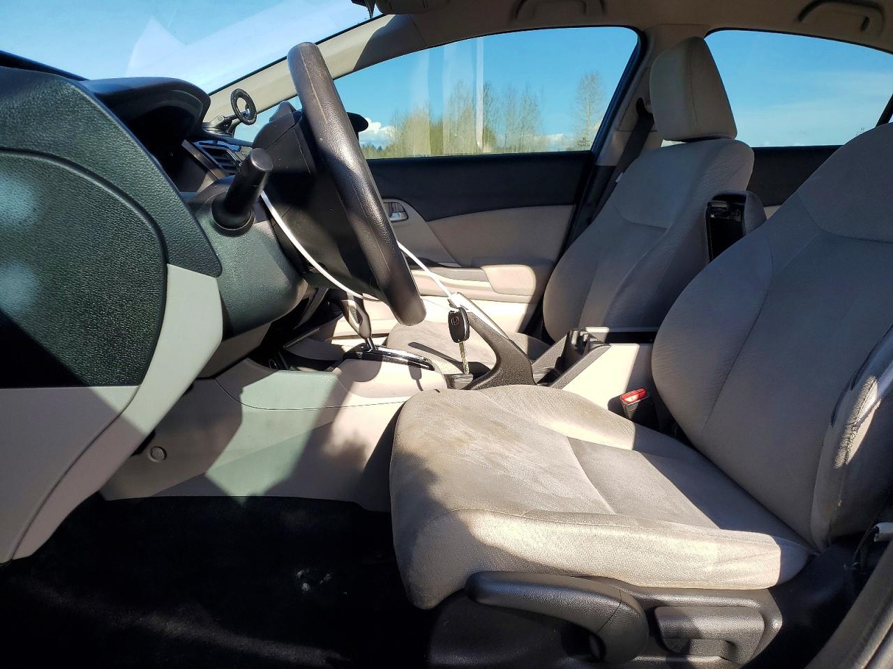 2013 Honda Civic Lx Blue vin: 19XFB2F51DE212048
