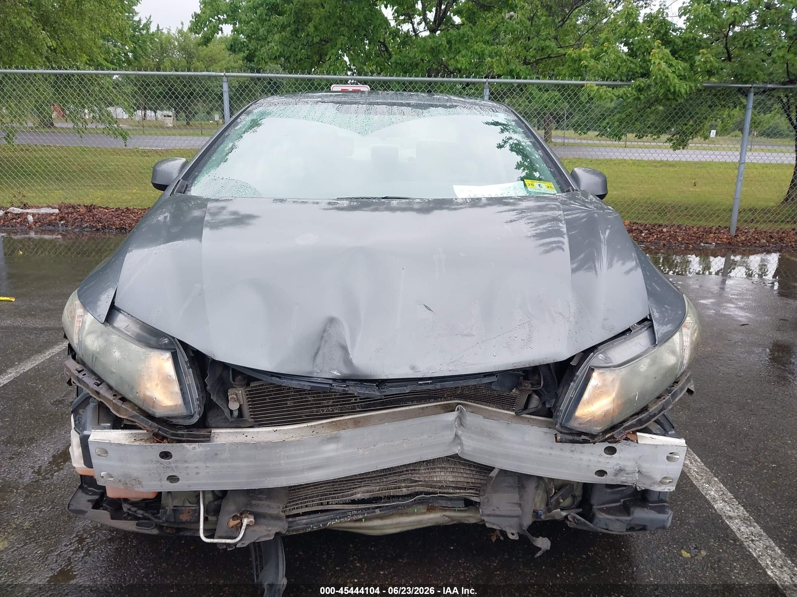 2013 Honda Civic Lx Gray vin: 19XFB2F51DE215614
