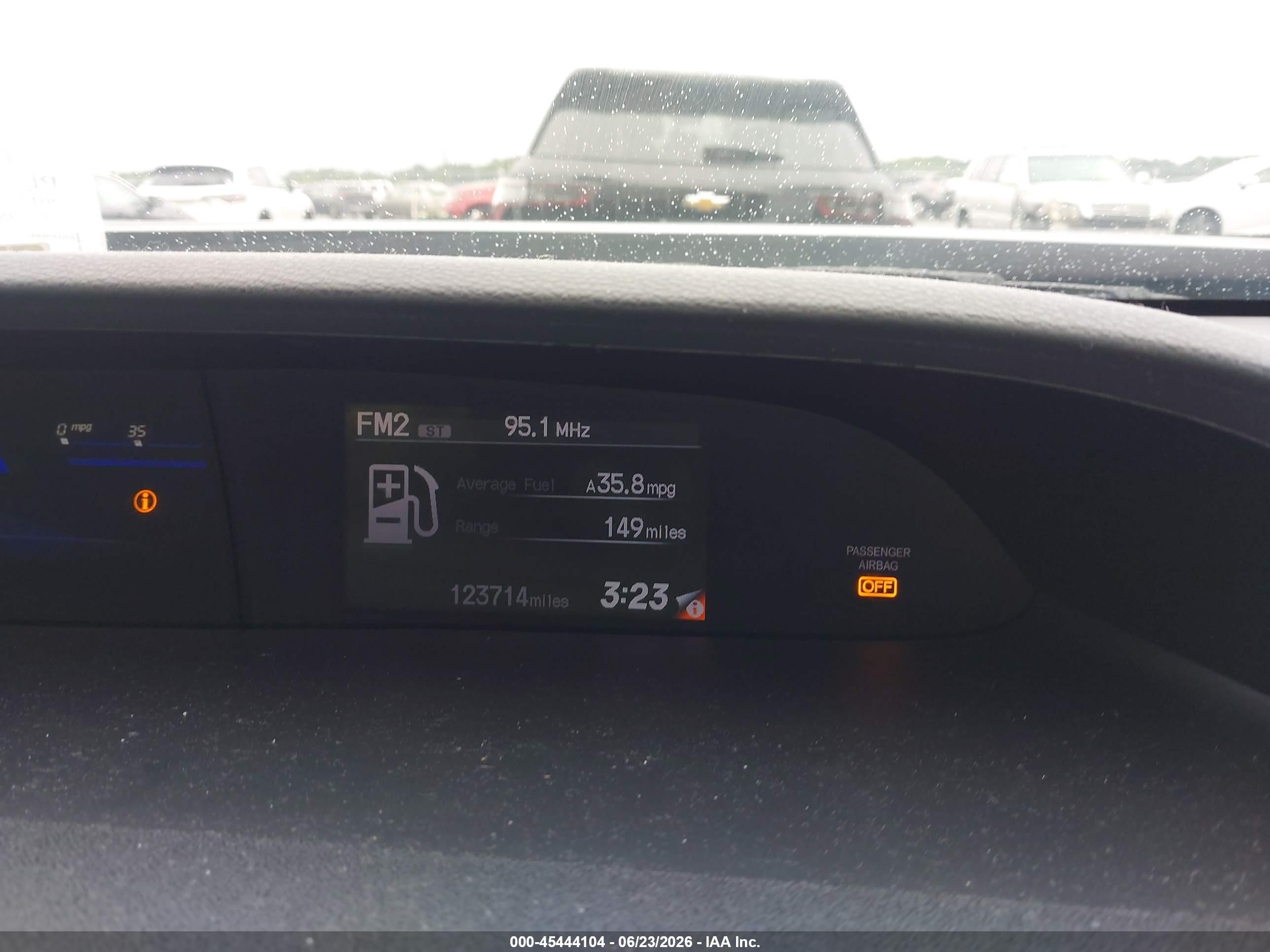 2013 Honda Civic Lx Gray vin: 19XFB2F51DE215614