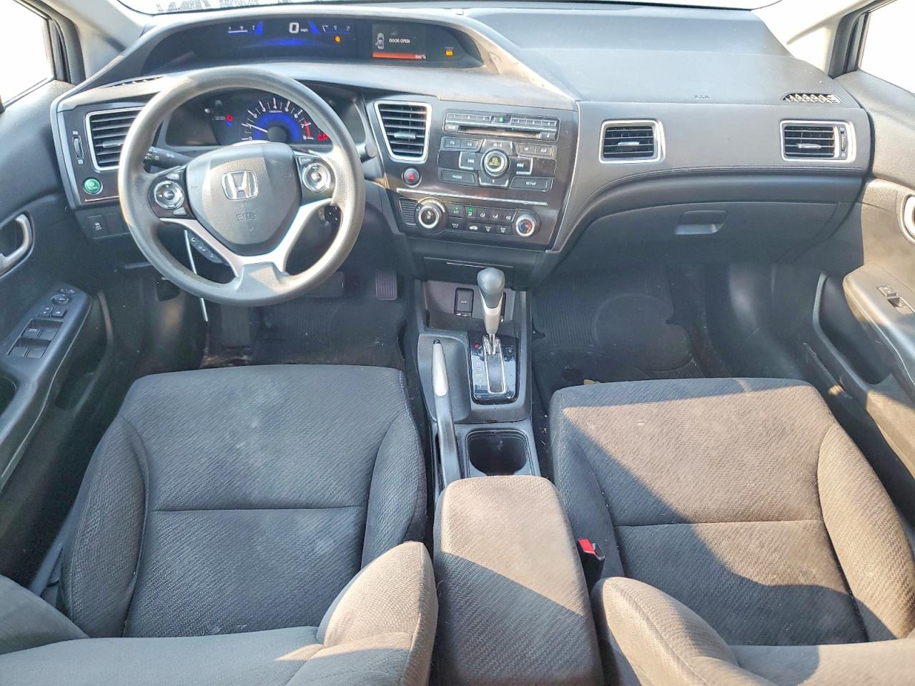 2013 Honda Civic Lx Gray vin: 19XFB2F51DE216200