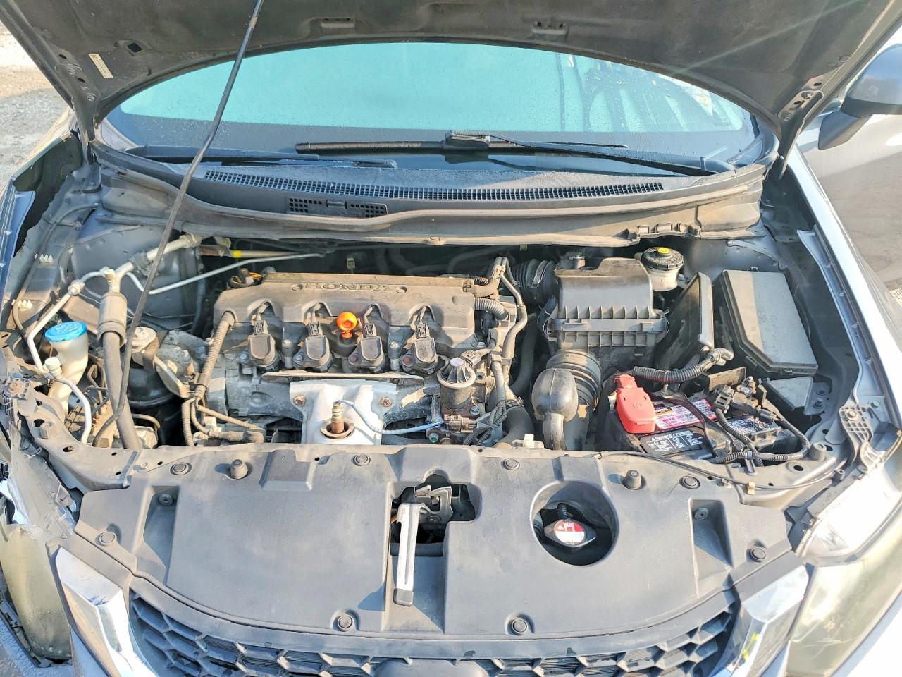 2013 Honda Civic Lx Gray vin: 19XFB2F51DE216200