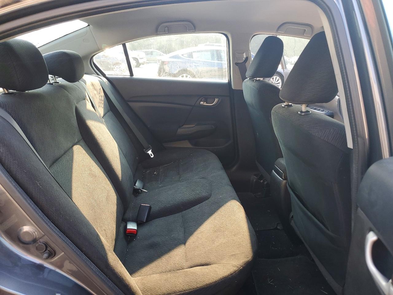 2013 Honda Civic Lx Gray vin: 19XFB2F51DE216200