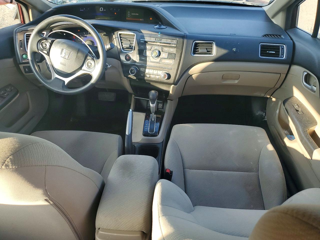 2013 Honda Civic Lx Burgundy vin: 19XFB2F51DE224927