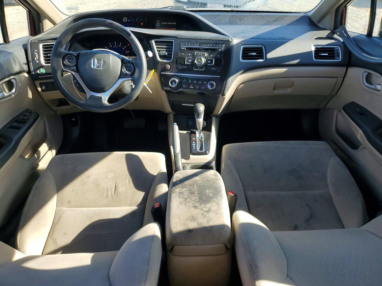 2013 Honda Civic Lx Burgundy vin: 19XFB2F51DE225088