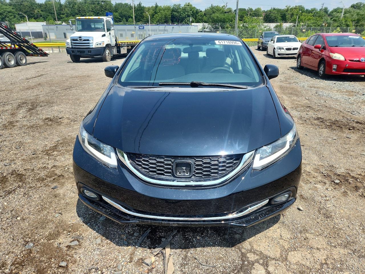 2013 Honda Civic Lx Black vin: 19XFB2F51DE227665