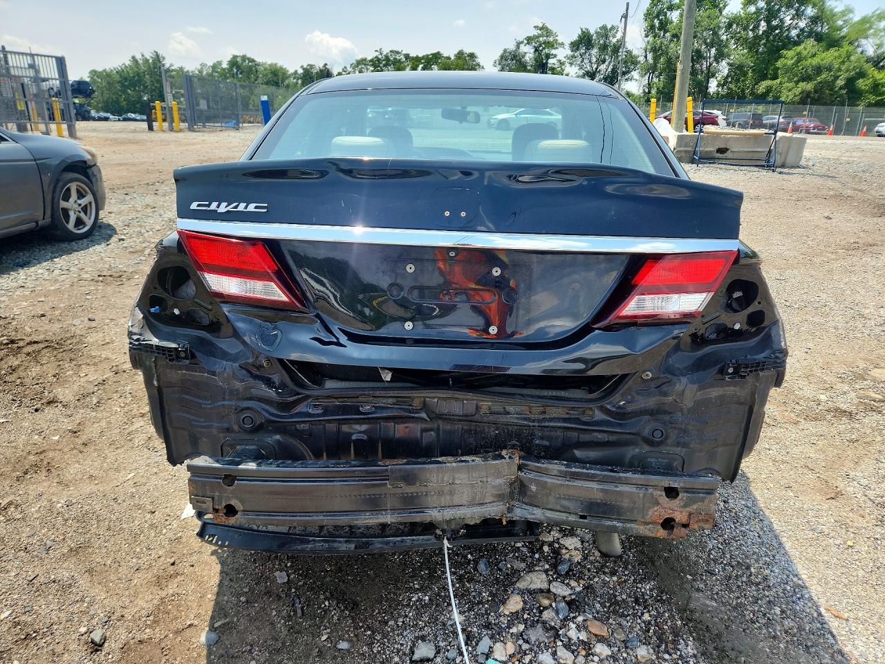 2013 Honda Civic Lx Black vin: 19XFB2F51DE227665