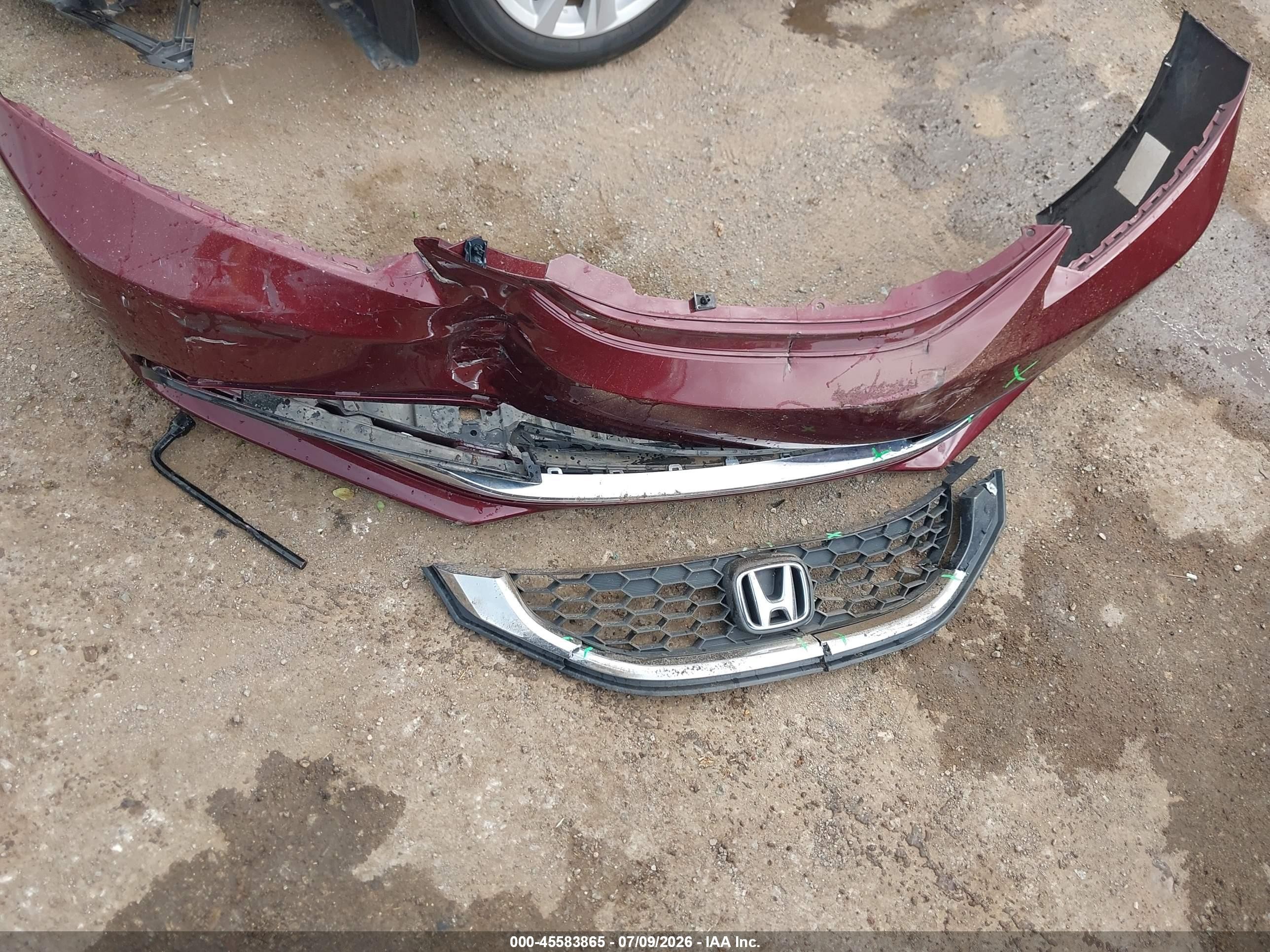 2013 Honda Civic Lx Red vin: 19XFB2F51DE241002