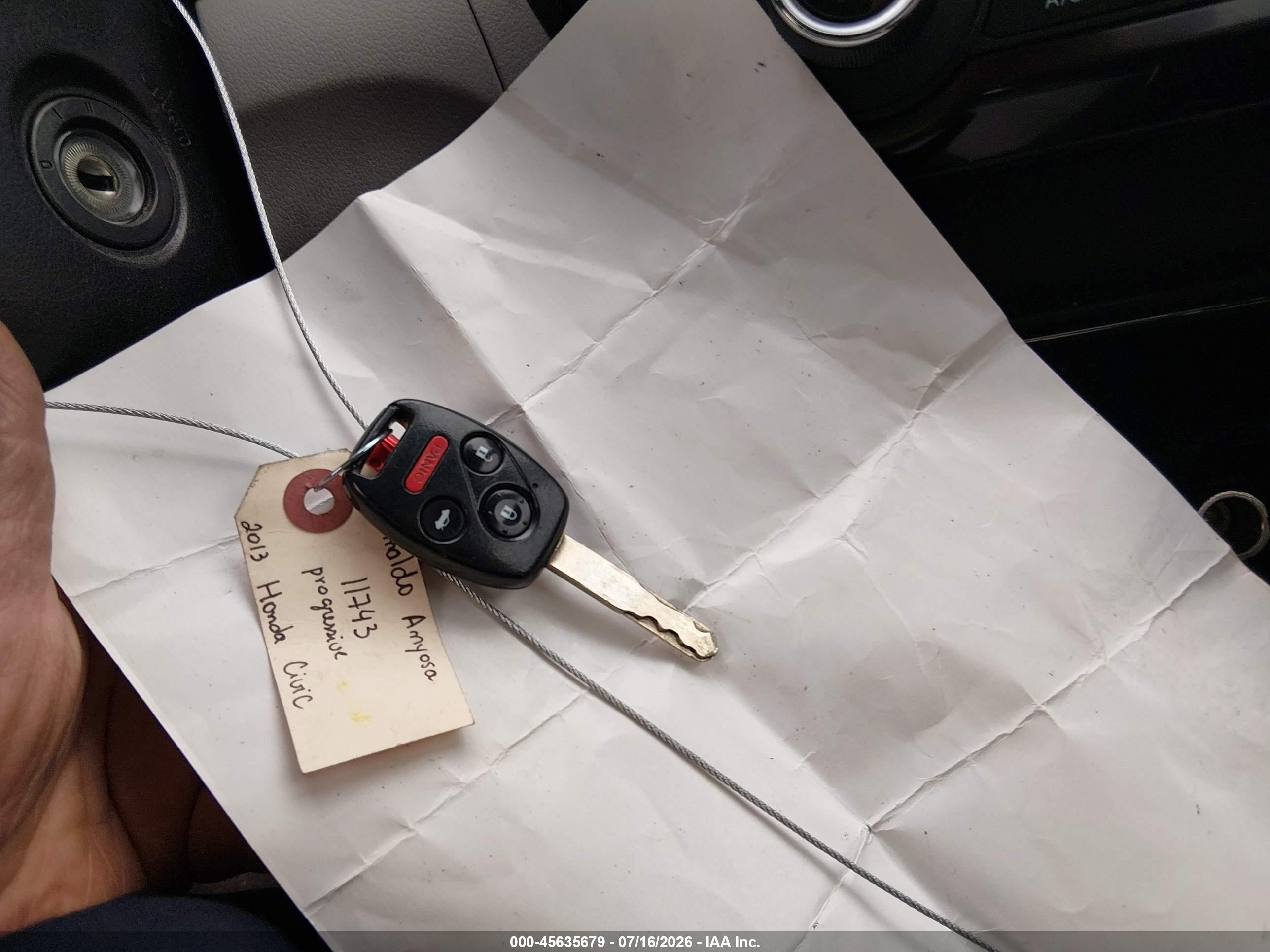 2013 Honda Civic Lx Серый vin: 19XFB2F51DE243106
