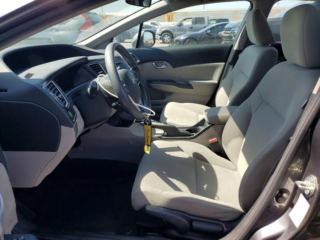 2013 Honda Civic Lx Gray vin: 19XFB2F51DE262951