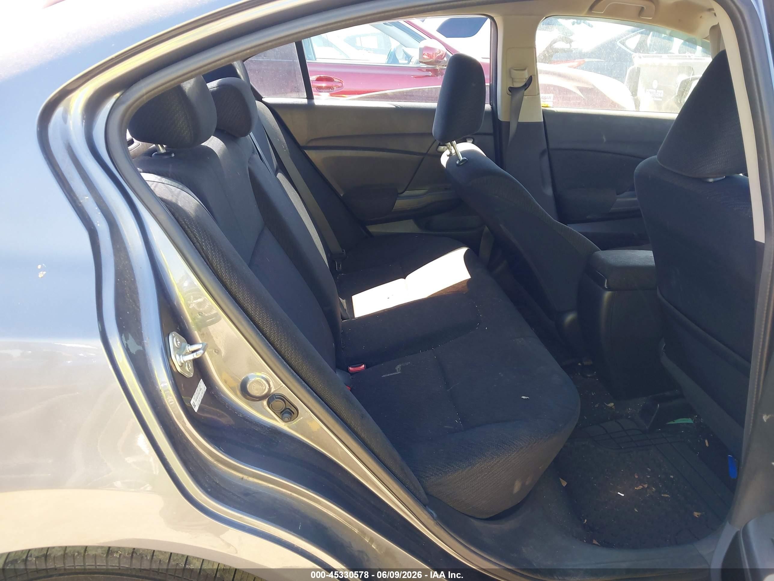 2013 Honda Civic Lx Серый vin: 19XFB2F51DE271908