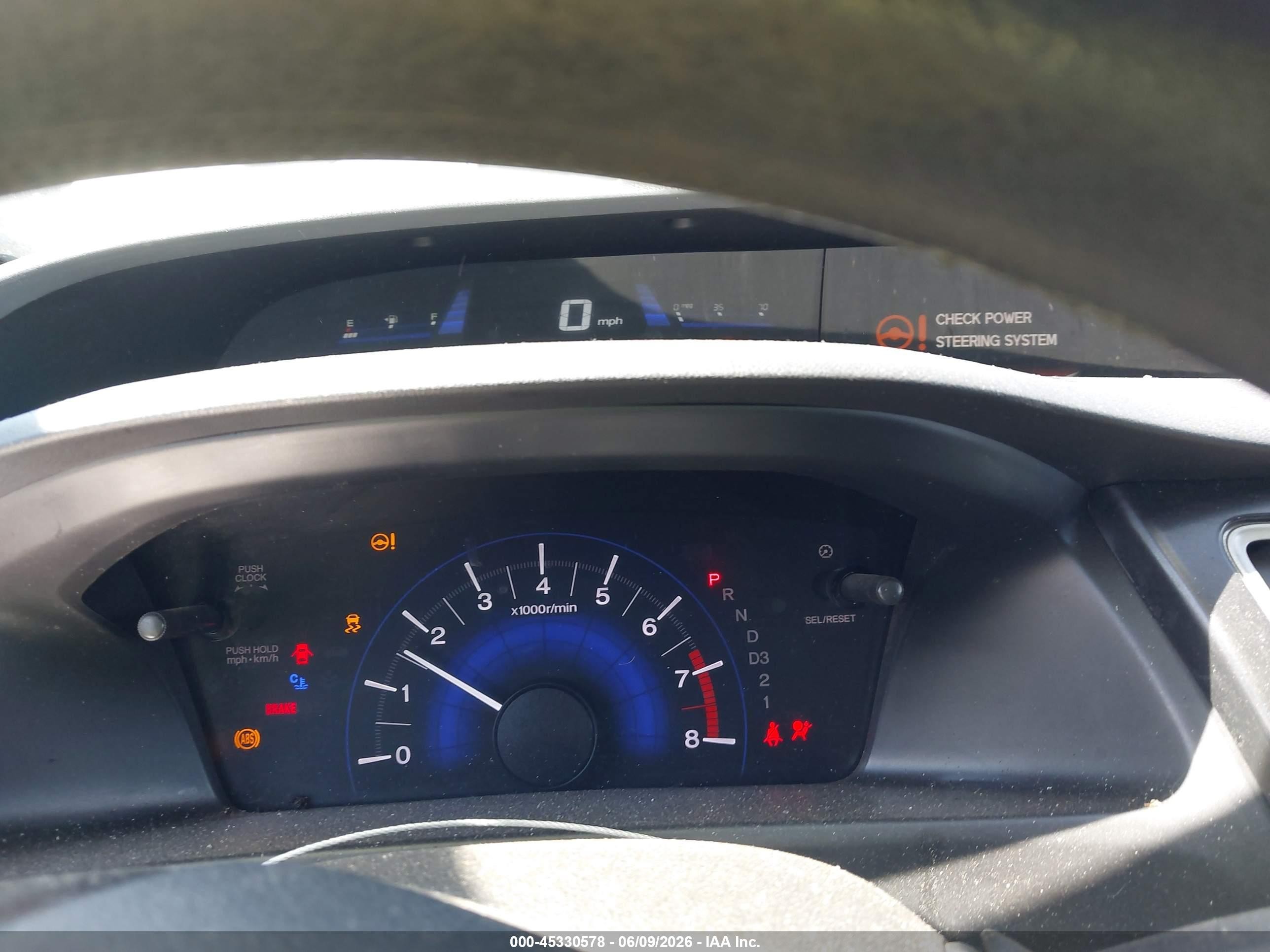 2013 Honda Civic Lx Серый vin: 19XFB2F51DE271908