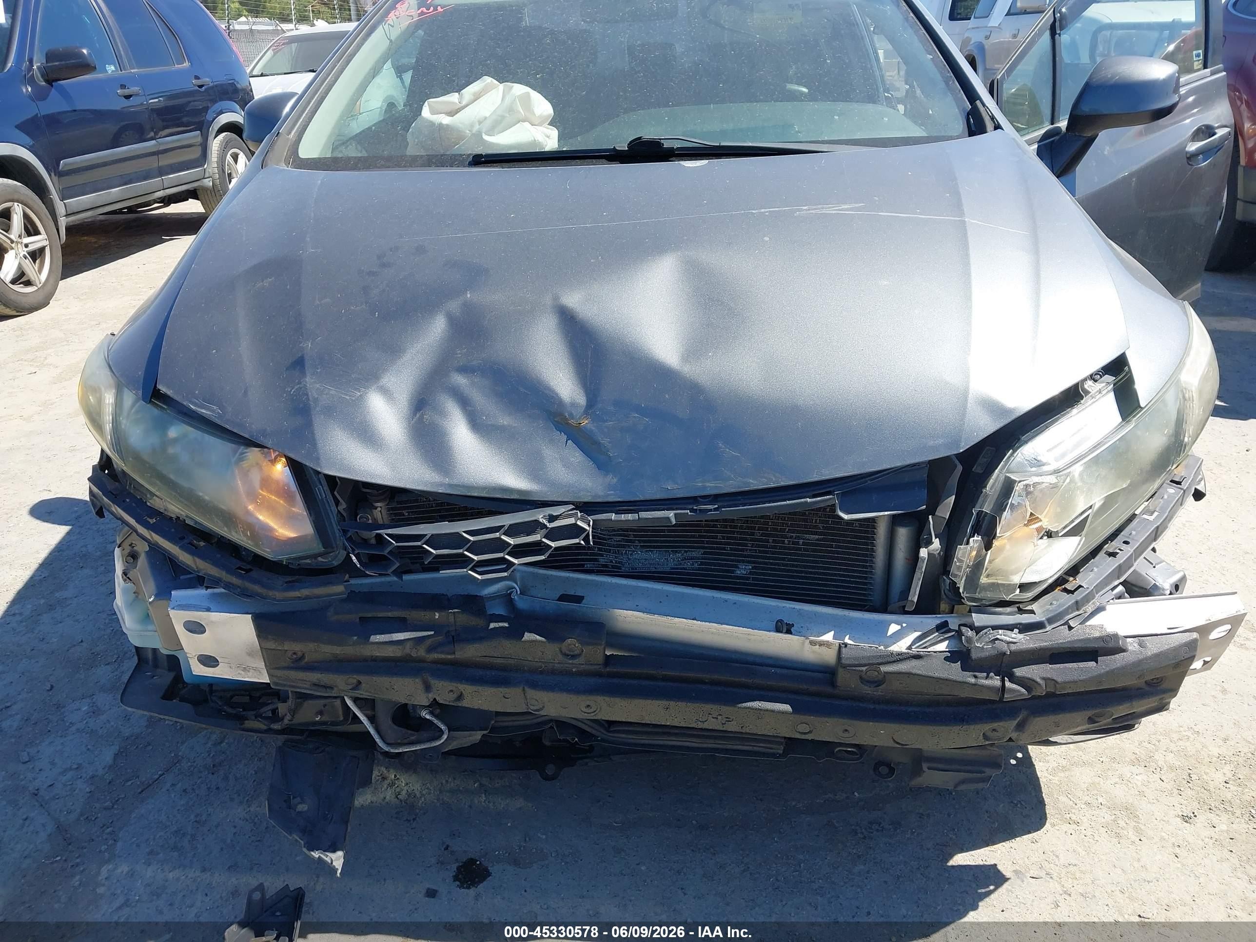 2013 Honda Civic Lx Серый vin: 19XFB2F51DE271908