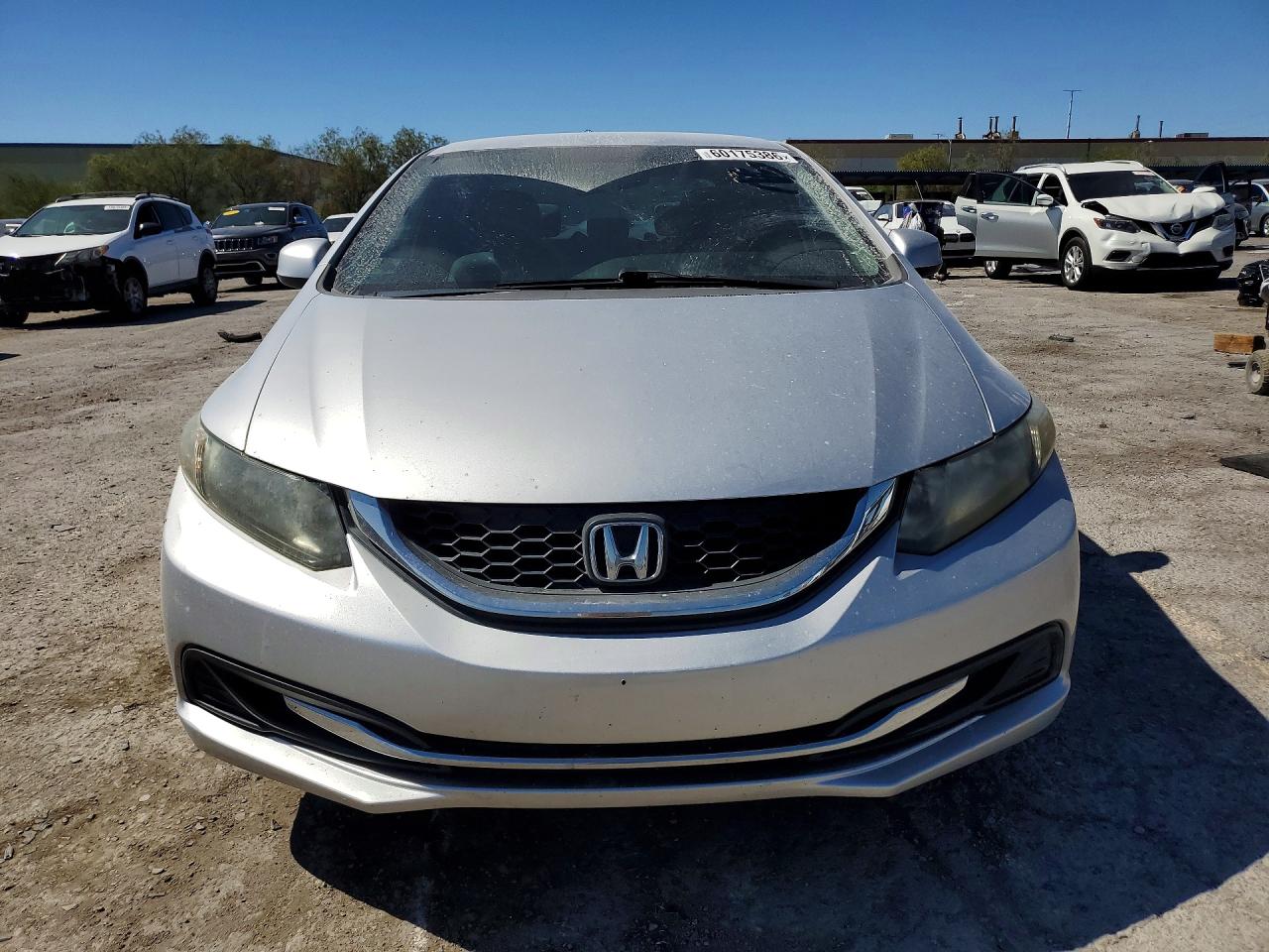2013 Honda Civic Lx Silver vin: 19XFB2F51DE273416
