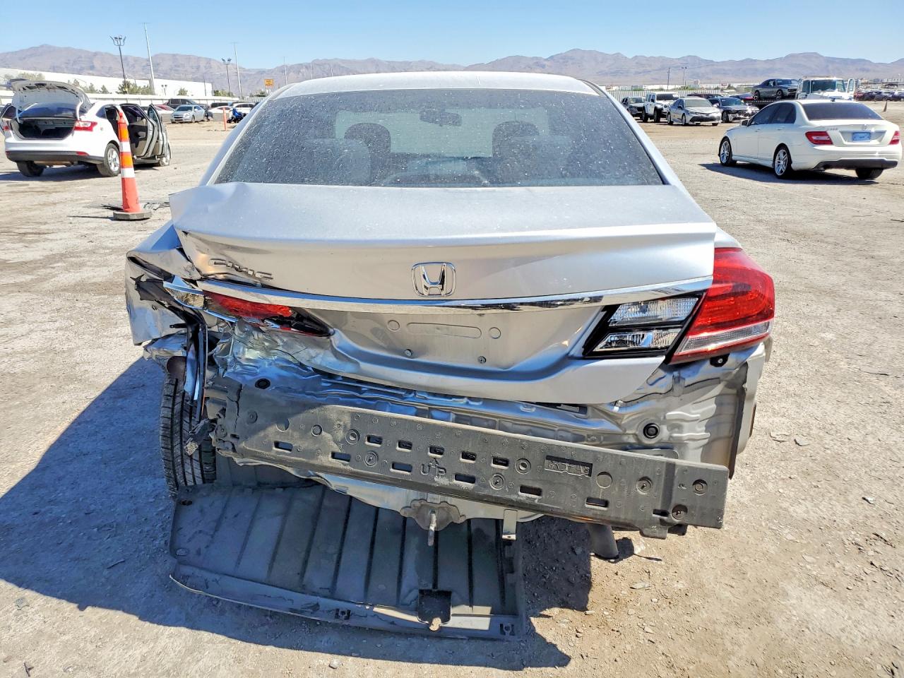 2013 Honda Civic Lx Silver vin: 19XFB2F51DE273416