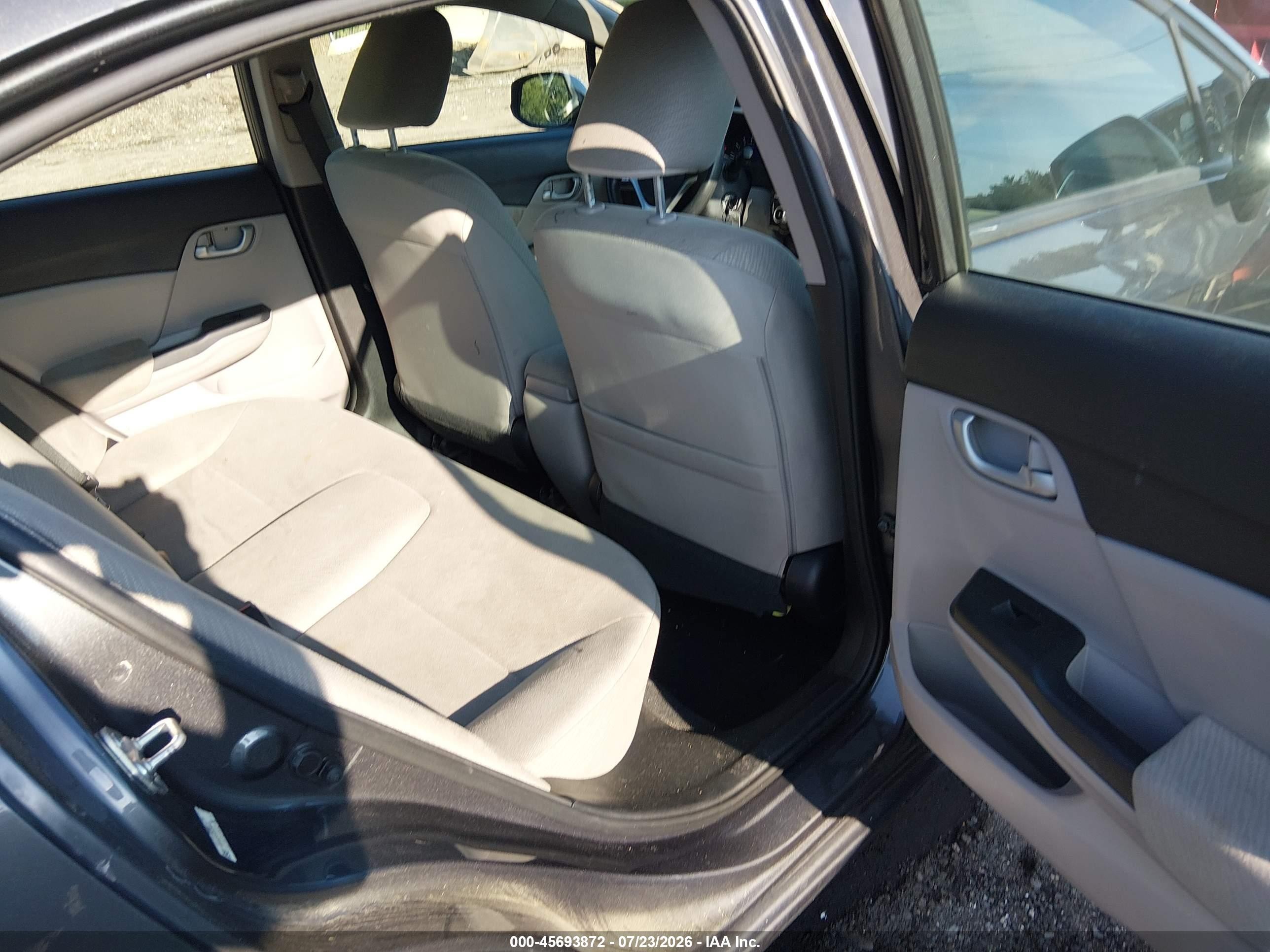 2013 Honda Civic Lx Серый vin: 19XFB2F51DE286957