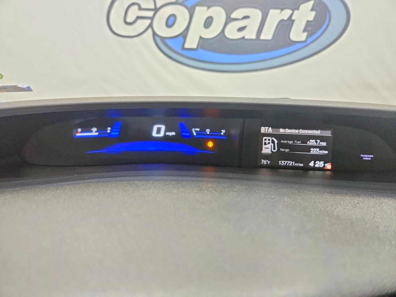 2013 Honda Civic Lx Blue vin: 19XFB2F51DE289955