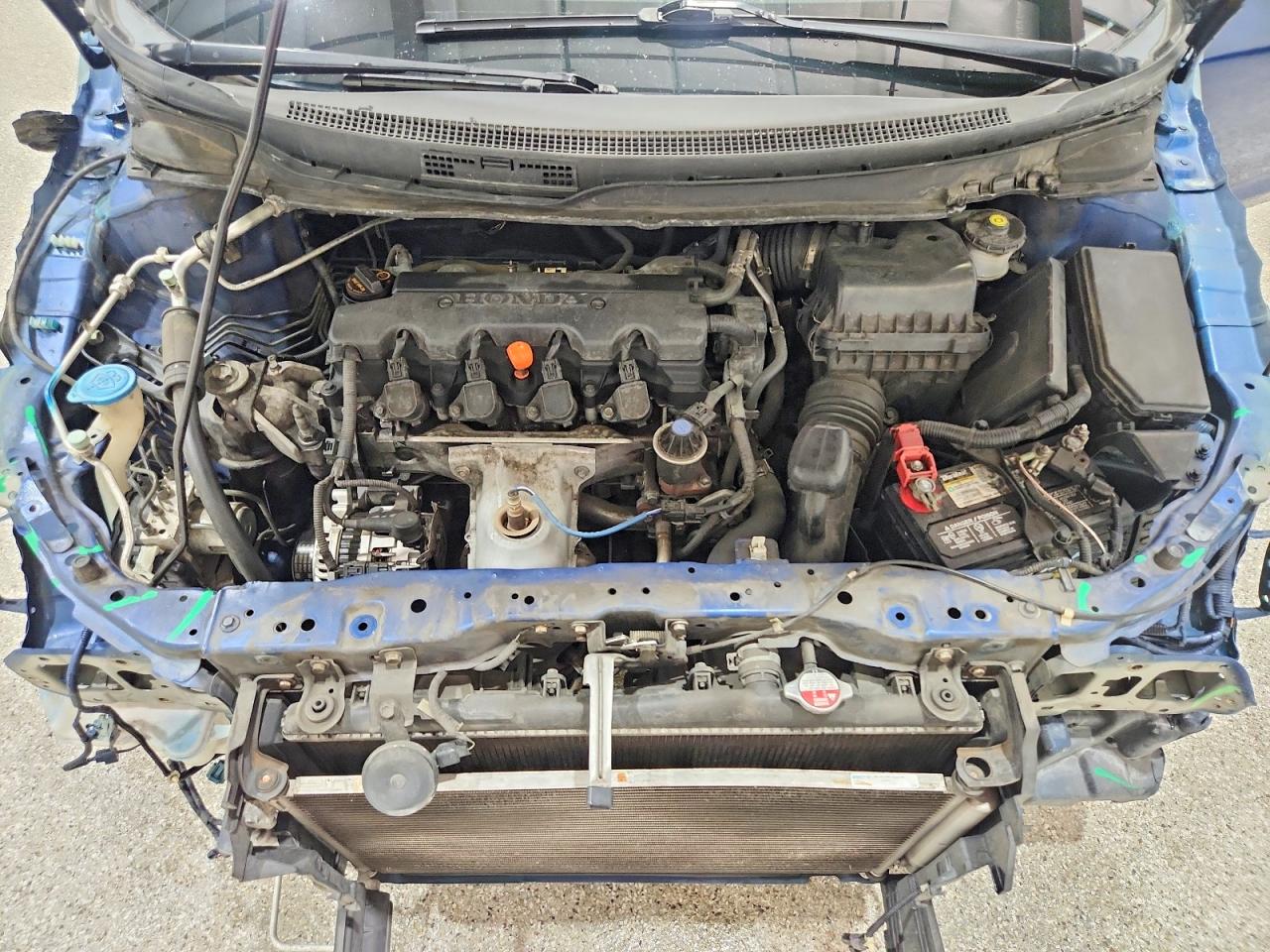 2013 Honda Civic Lx Blue vin: 19XFB2F51DE289955