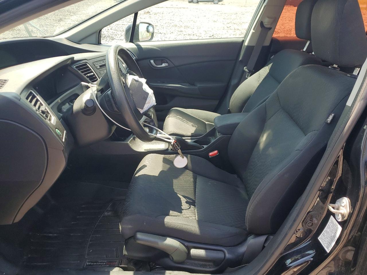 2014 Honda Civic Lx Black vin: 19XFB2F51EE003667