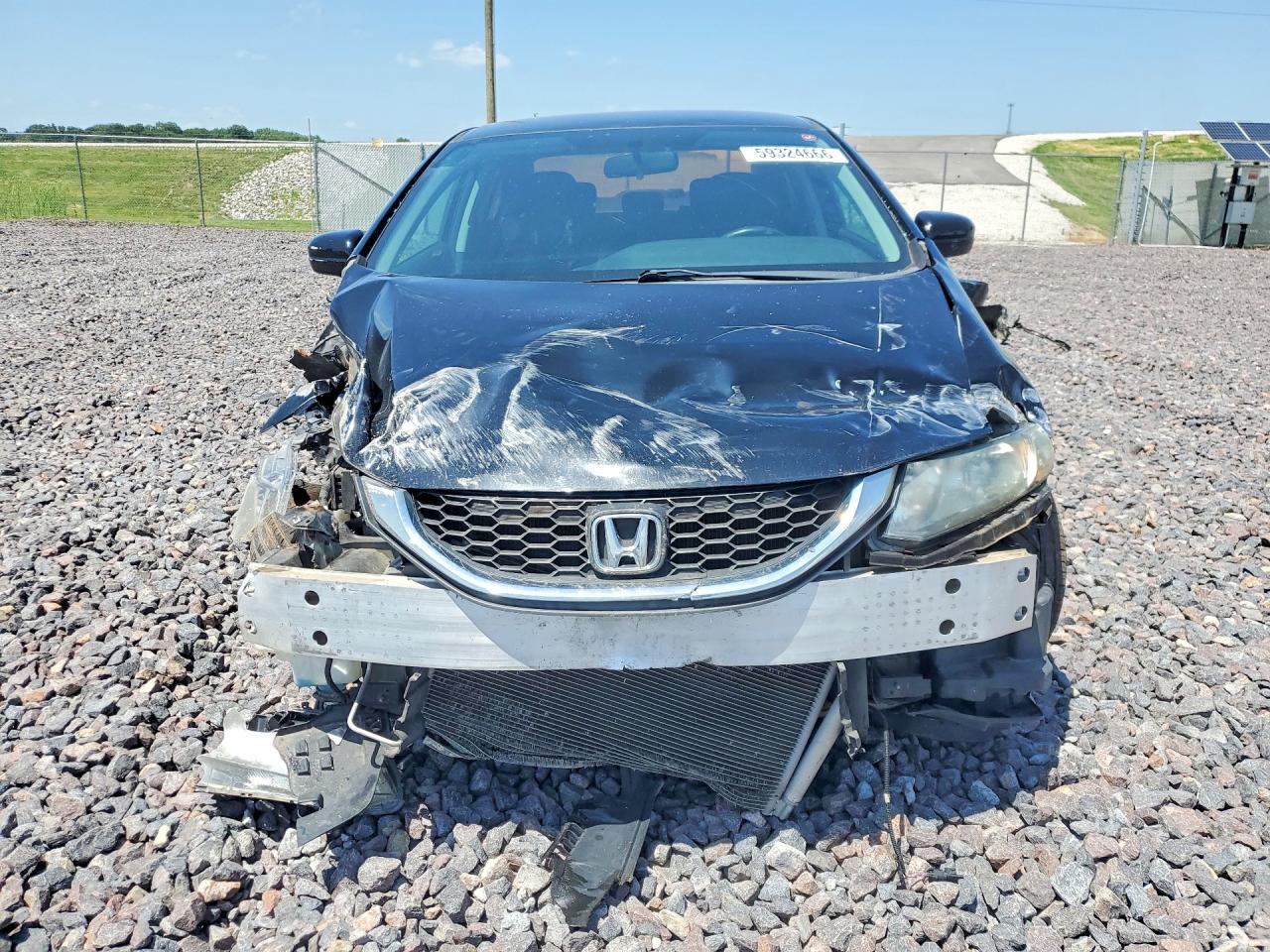 2014 Honda Civic Lx Black vin: 19XFB2F51EE003667