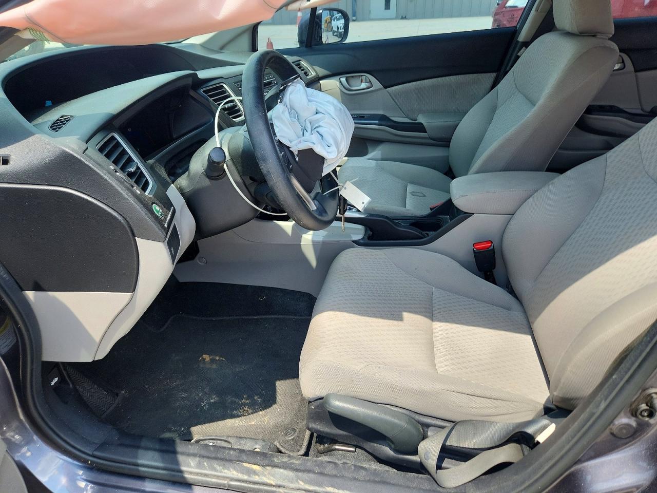 2014 Honda Civic Lx Серый vin: 19XFB2F51EE004611