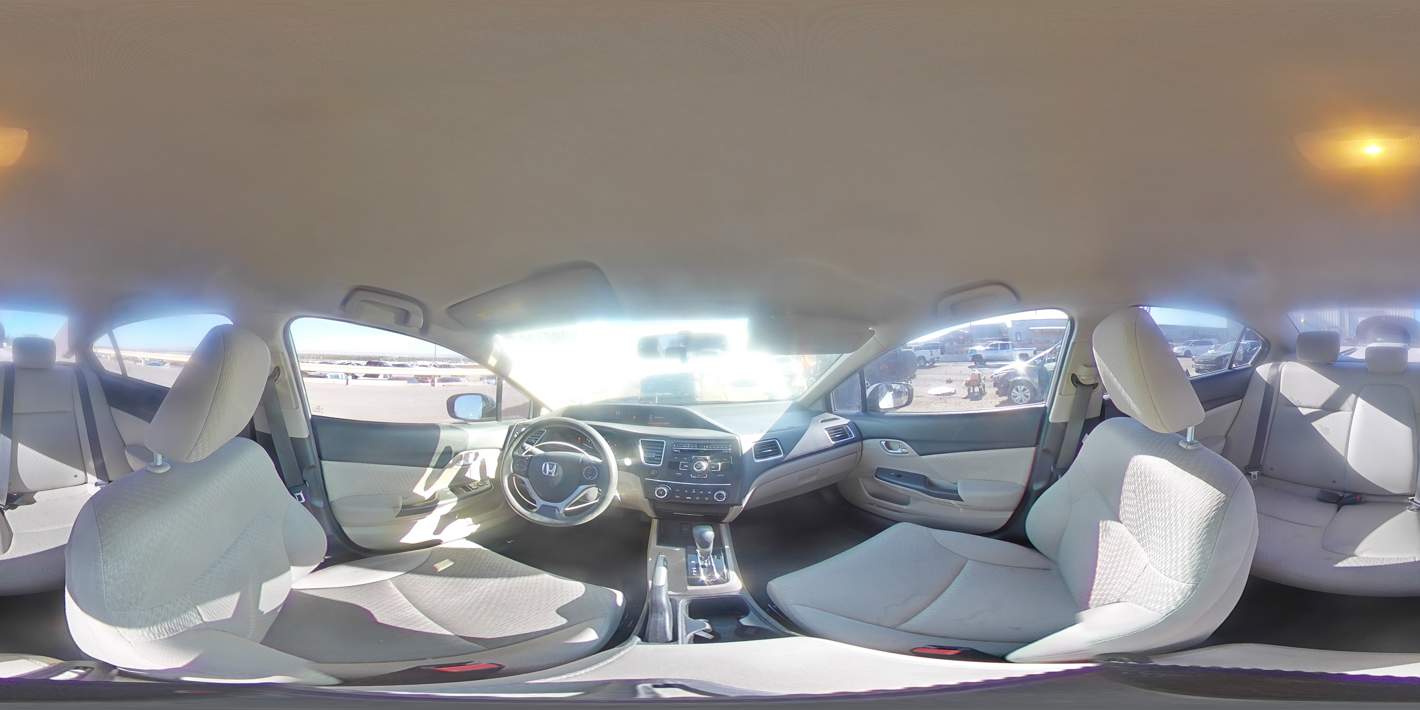 2014 Honda Civic Lx White vin: 19XFB2F51EE023322