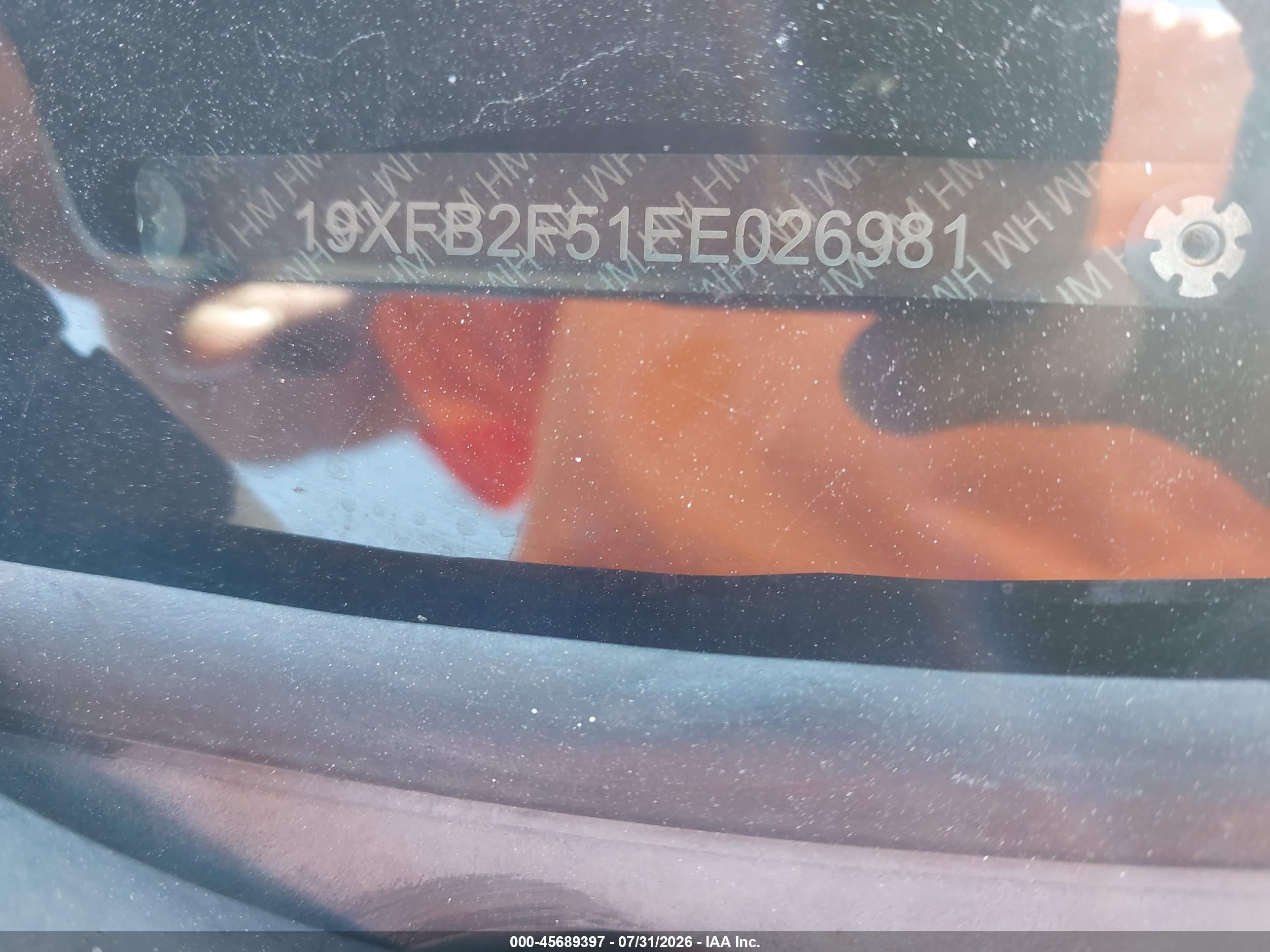 2014 Honda Civic Lx Красный vin: 19XFB2F51EE026981