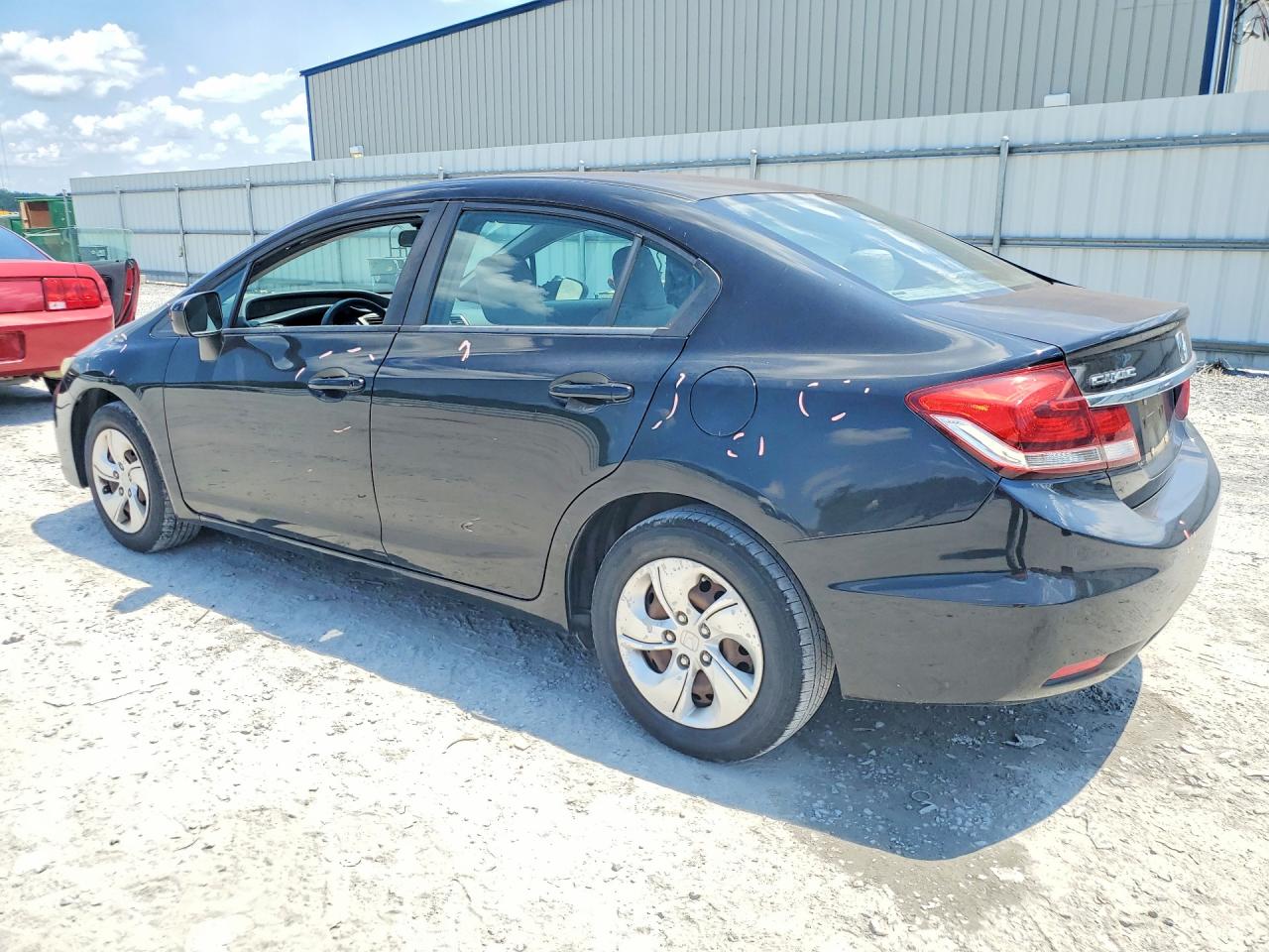 2014 Honda Civic Lx Black vin: 19XFB2F51EE035079
