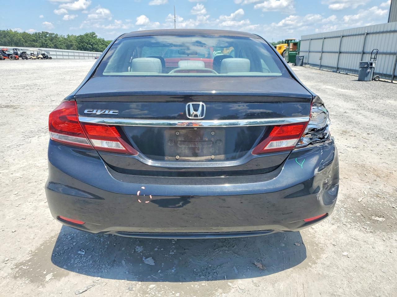 2014 Honda Civic Lx Black vin: 19XFB2F51EE035079