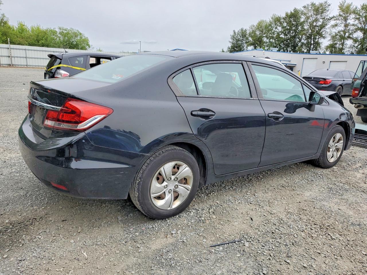 2014 Honda Civic Lx Black vin: 19XFB2F51EE035194