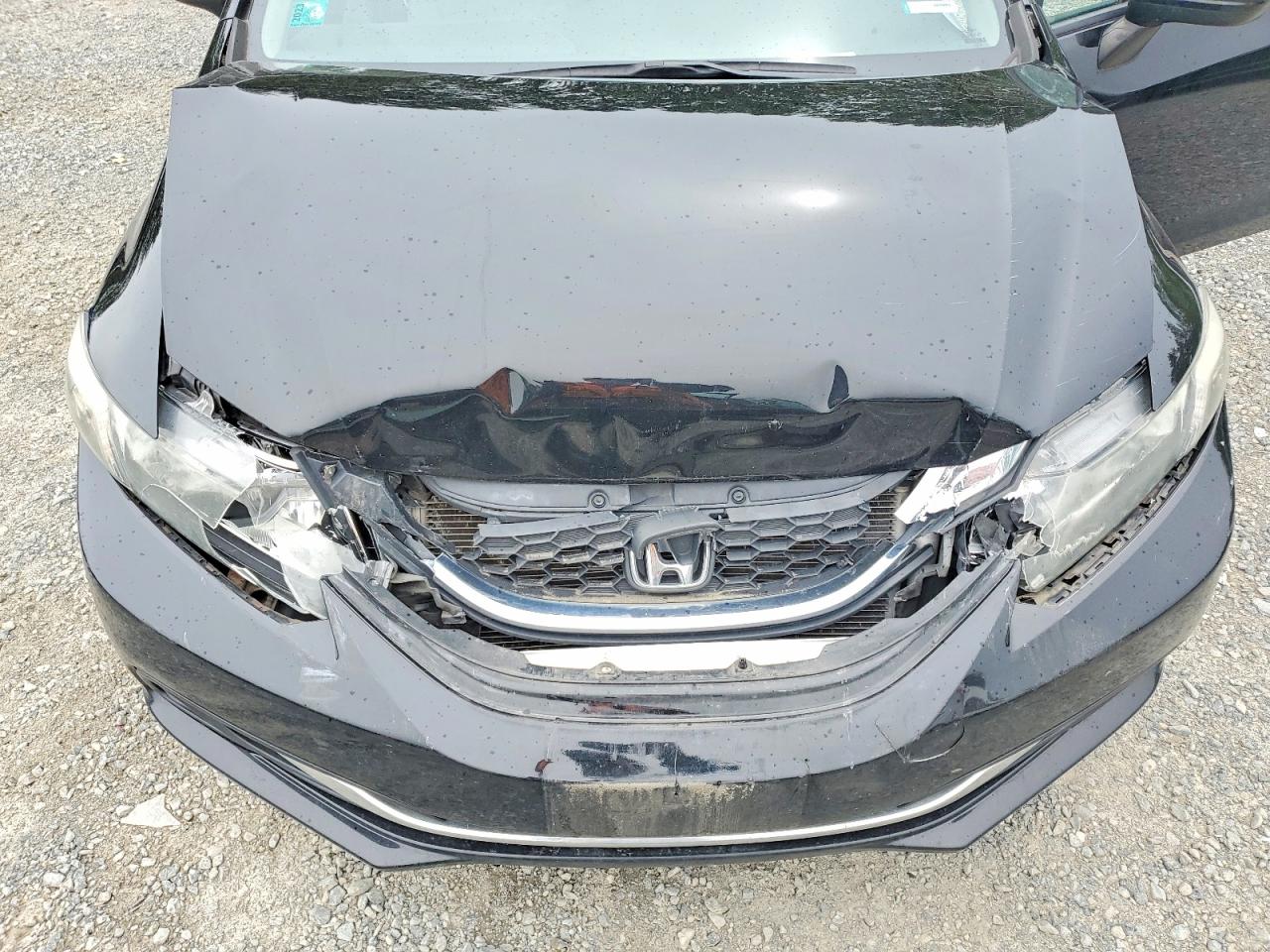2014 Honda Civic Lx Black vin: 19XFB2F51EE035194