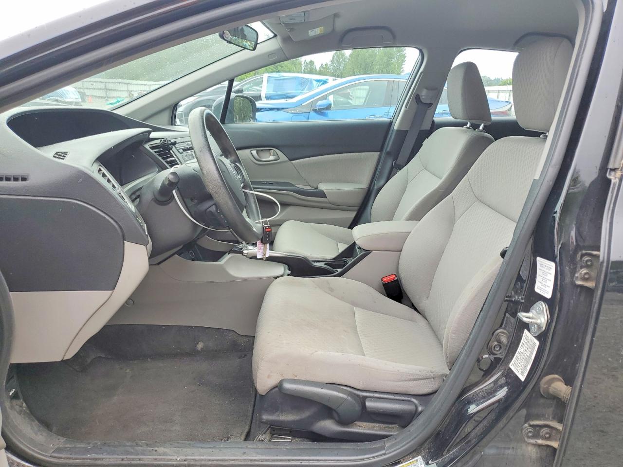2014 Honda Civic Lx Black vin: 19XFB2F51EE035194