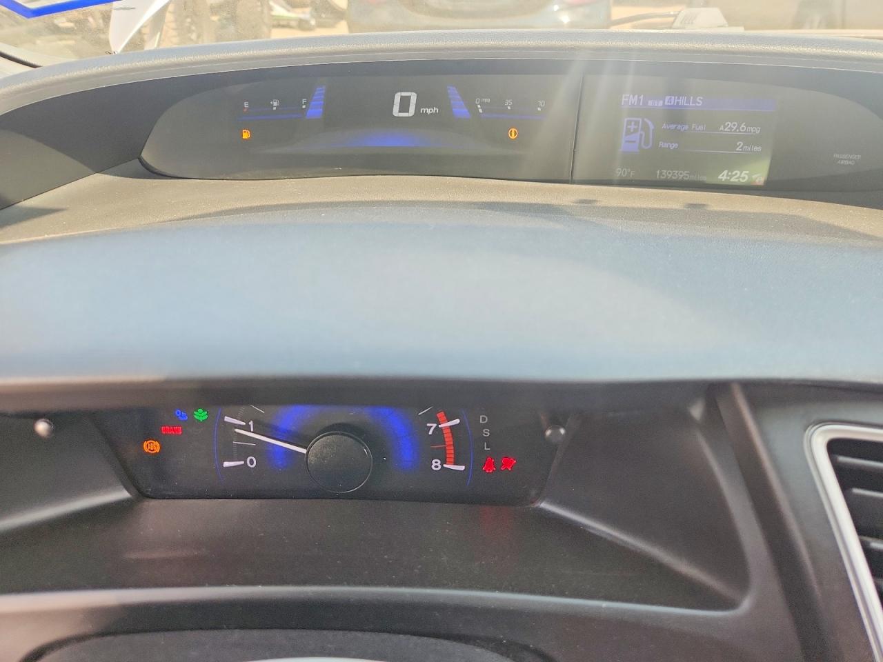 2014 Honda Civic Lx Silver vin: 19XFB2F51EE040105