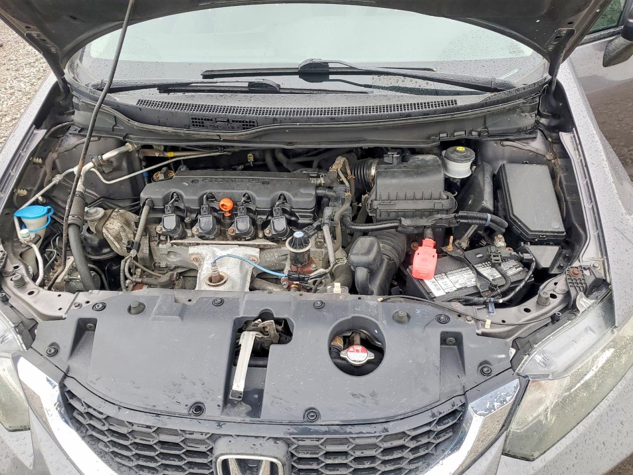 2014 Honda Civic Lx Gray vin: 19XFB2F51EE048768