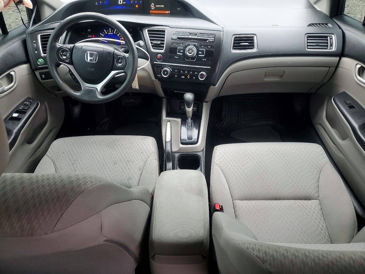 2014 Honda Civic Lx Gray vin: 19XFB2F51EE048768