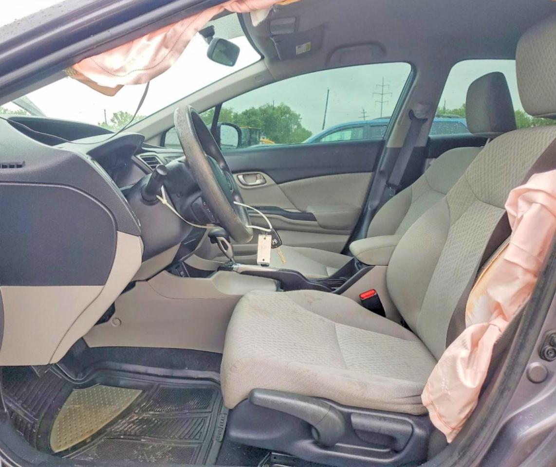 2014 Honda Civic Lx Gray vin: 19XFB2F51EE048768