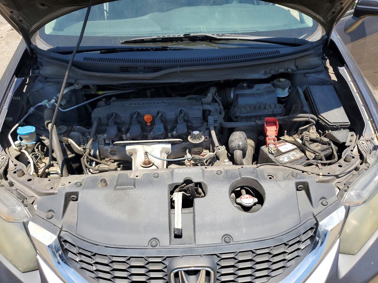 2014 Honda Civic Lx Gray vin: 19XFB2F51EE069491