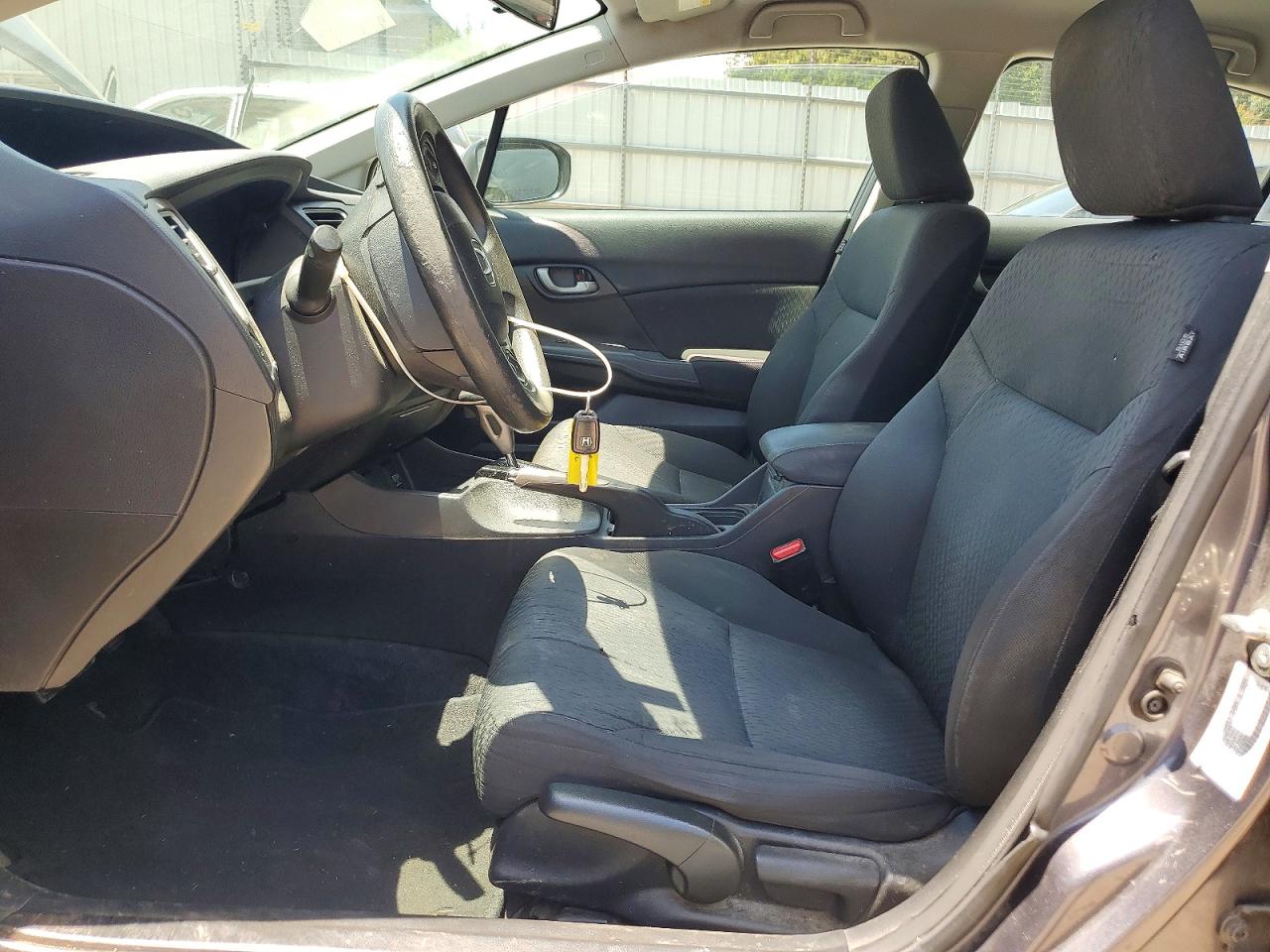 2014 Honda Civic Lx Gray vin: 19XFB2F51EE069491
