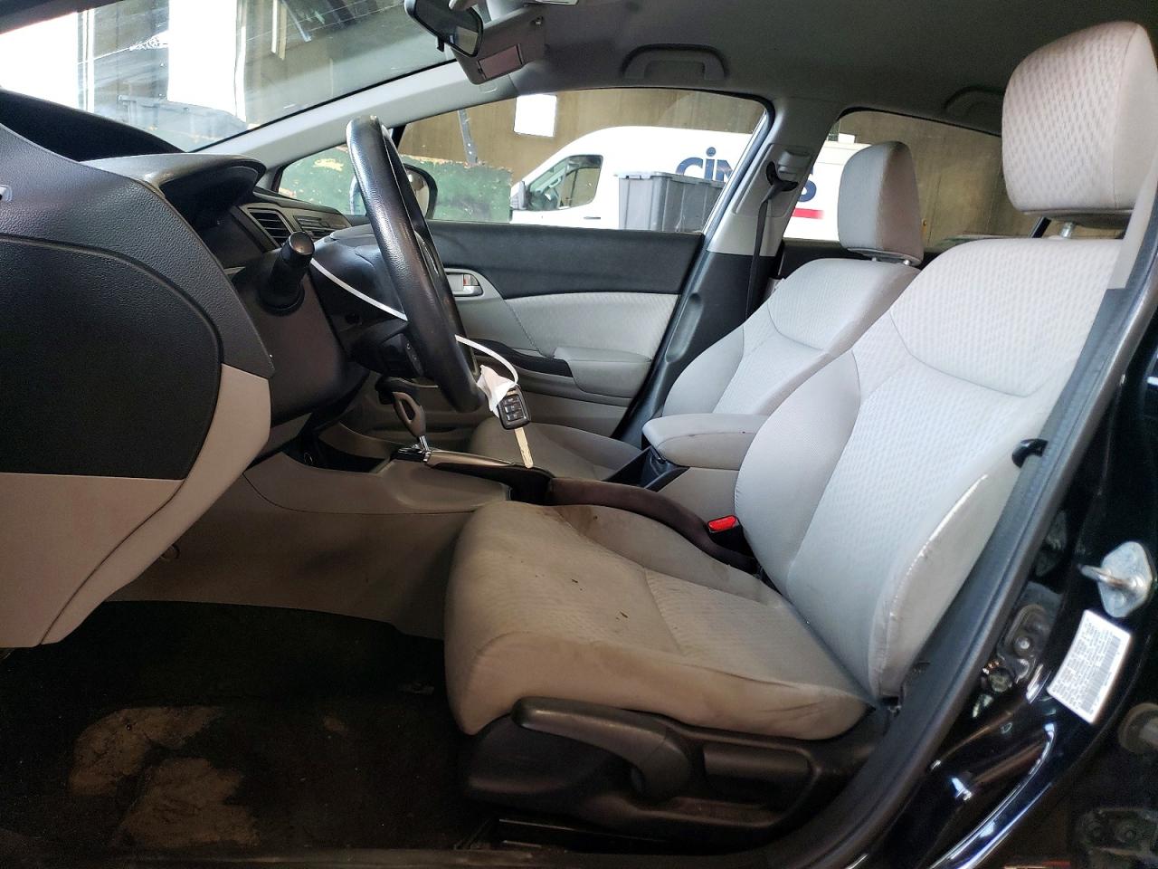 2014 Honda Civic Lx Black vin: 19XFB2F51EE200273