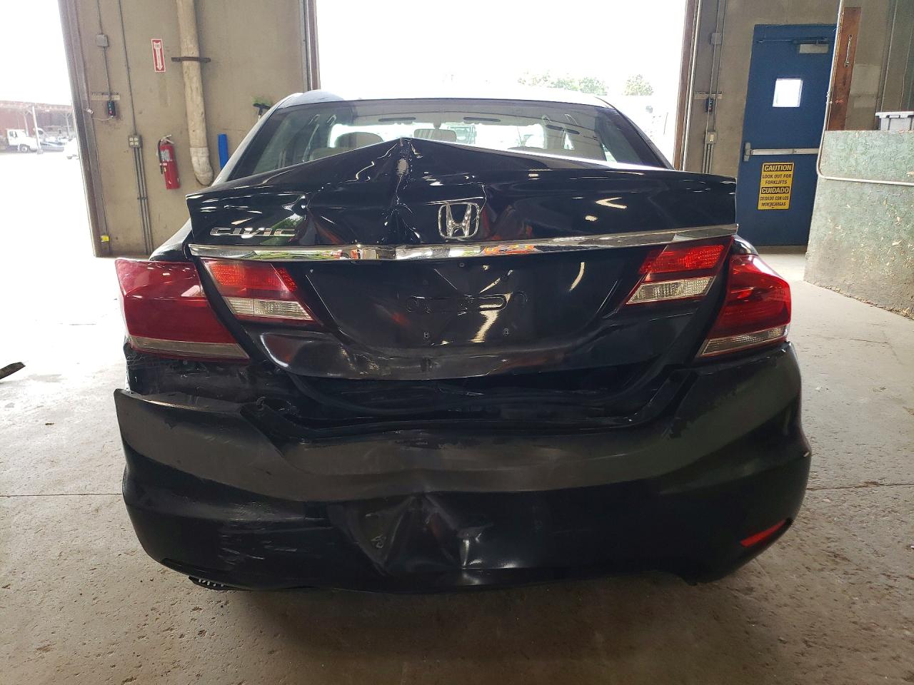2014 Honda Civic Lx Black vin: 19XFB2F51EE200273