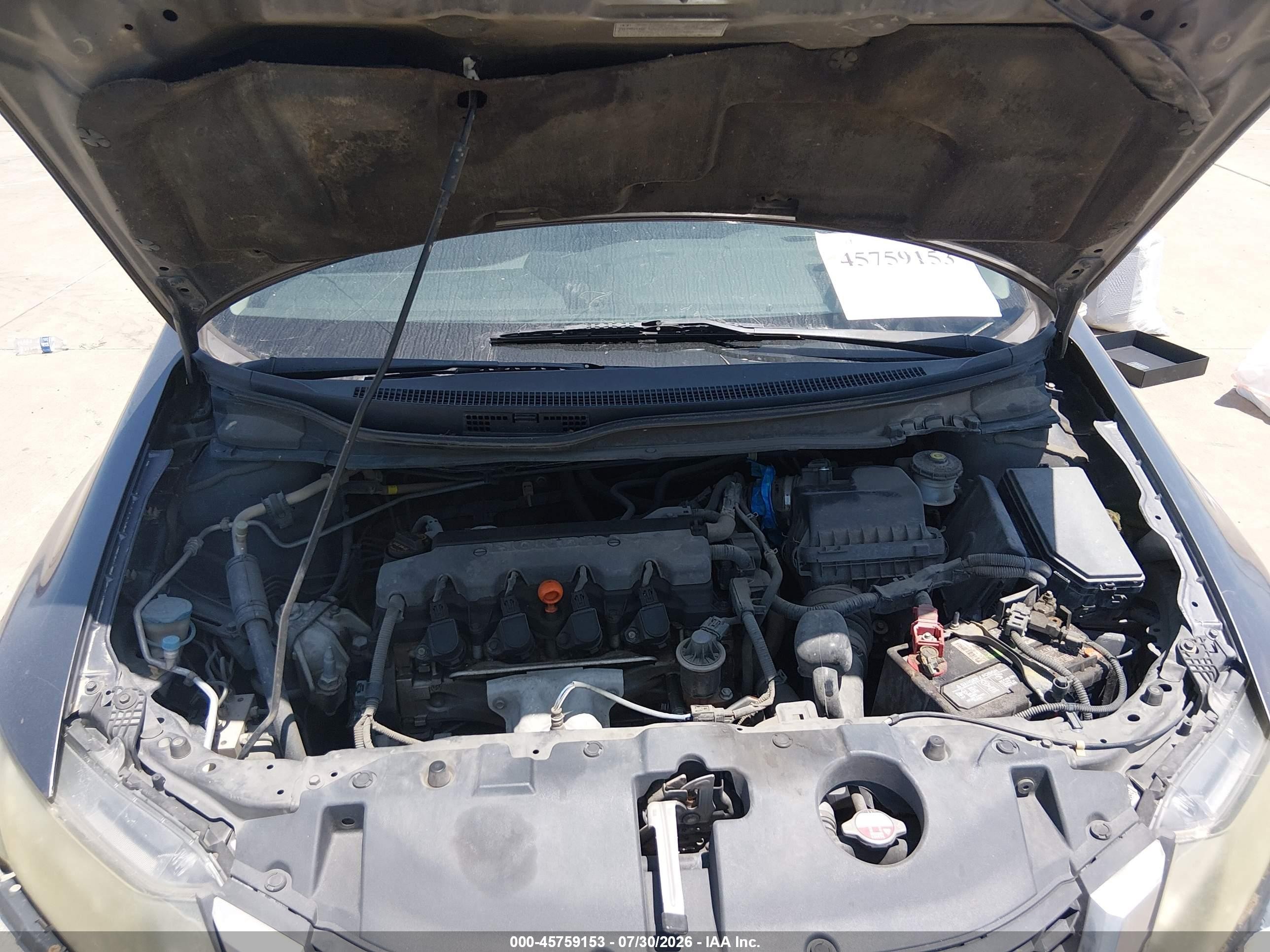 2014 Honda Civic Lx Gray vin: 19XFB2F51EE204758