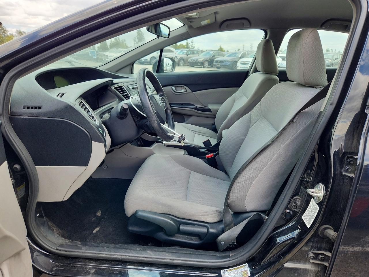 2014 Honda Civic Lx Black vin: 19XFB2F51EE211676