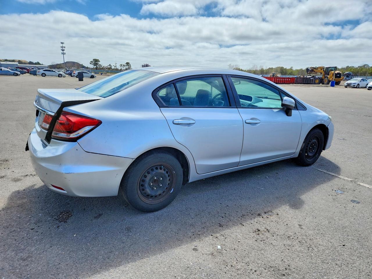 2014 Honda Civic Lx Silver vin: 19XFB2F51EE216876