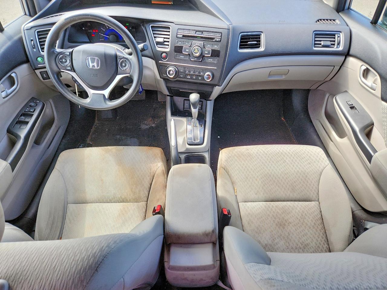 2014 Honda Civic Lx Silver vin: 19XFB2F51EE216876