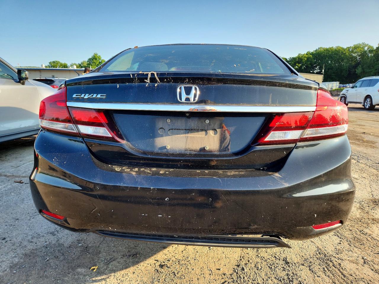 2014 Honda Civic Lx Black vin: 19XFB2F51EE226680
