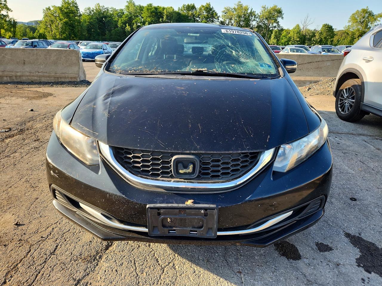 2014 Honda Civic Lx Black vin: 19XFB2F51EE226680