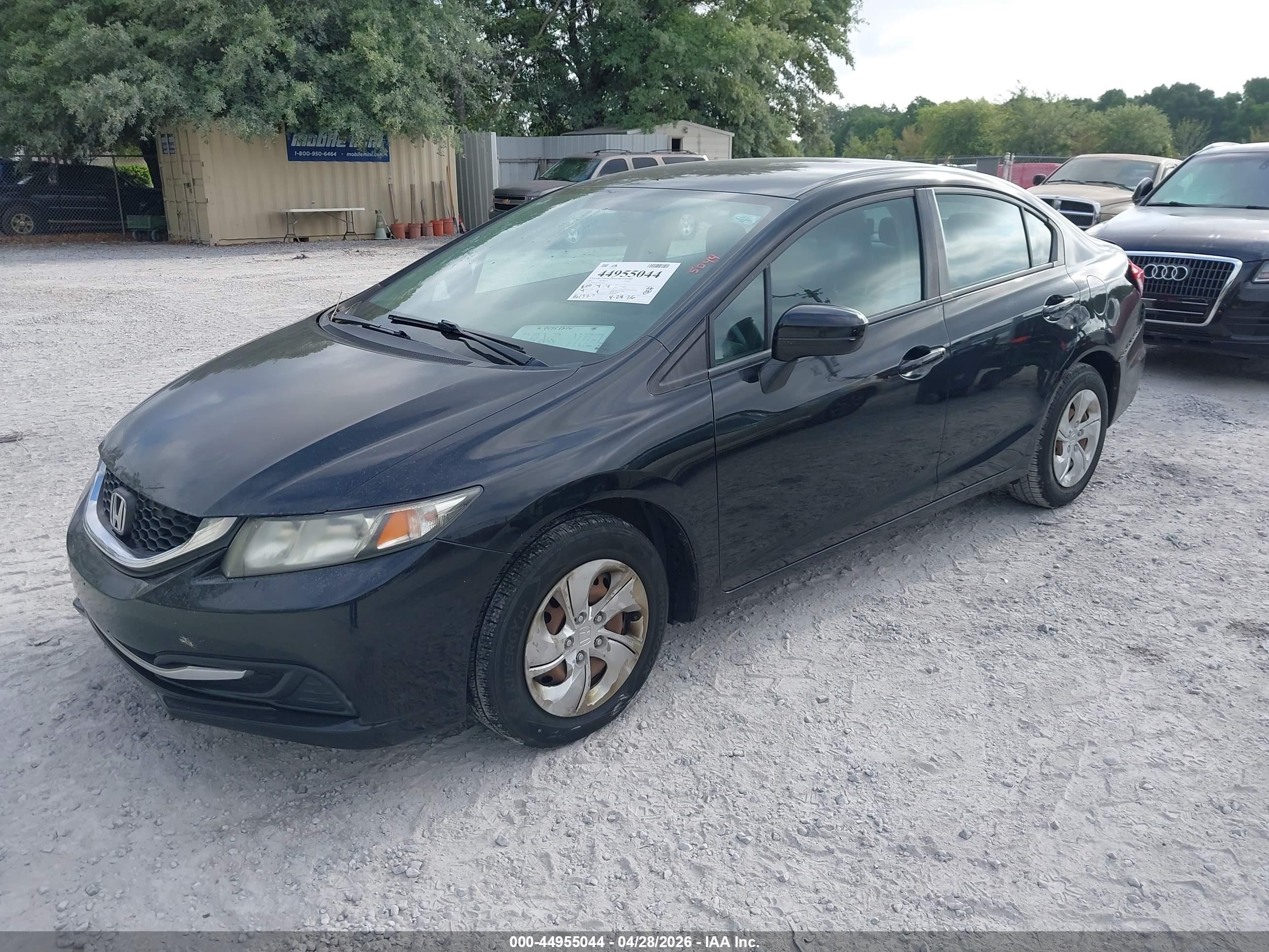2014 Honda Civic Lx Черный vin: 19XFB2F51EE227831