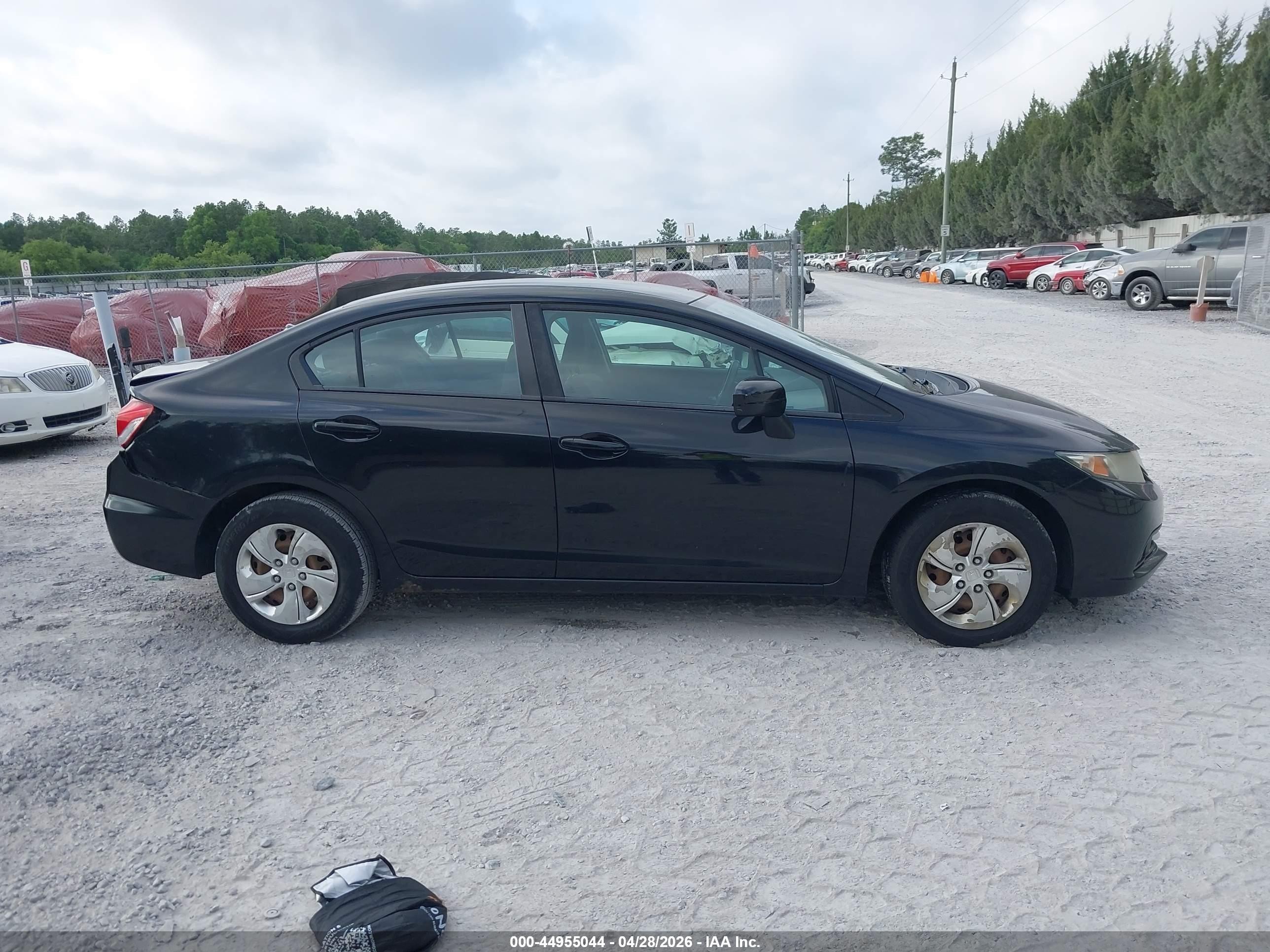 2014 Honda Civic Lx Черный vin: 19XFB2F51EE227831