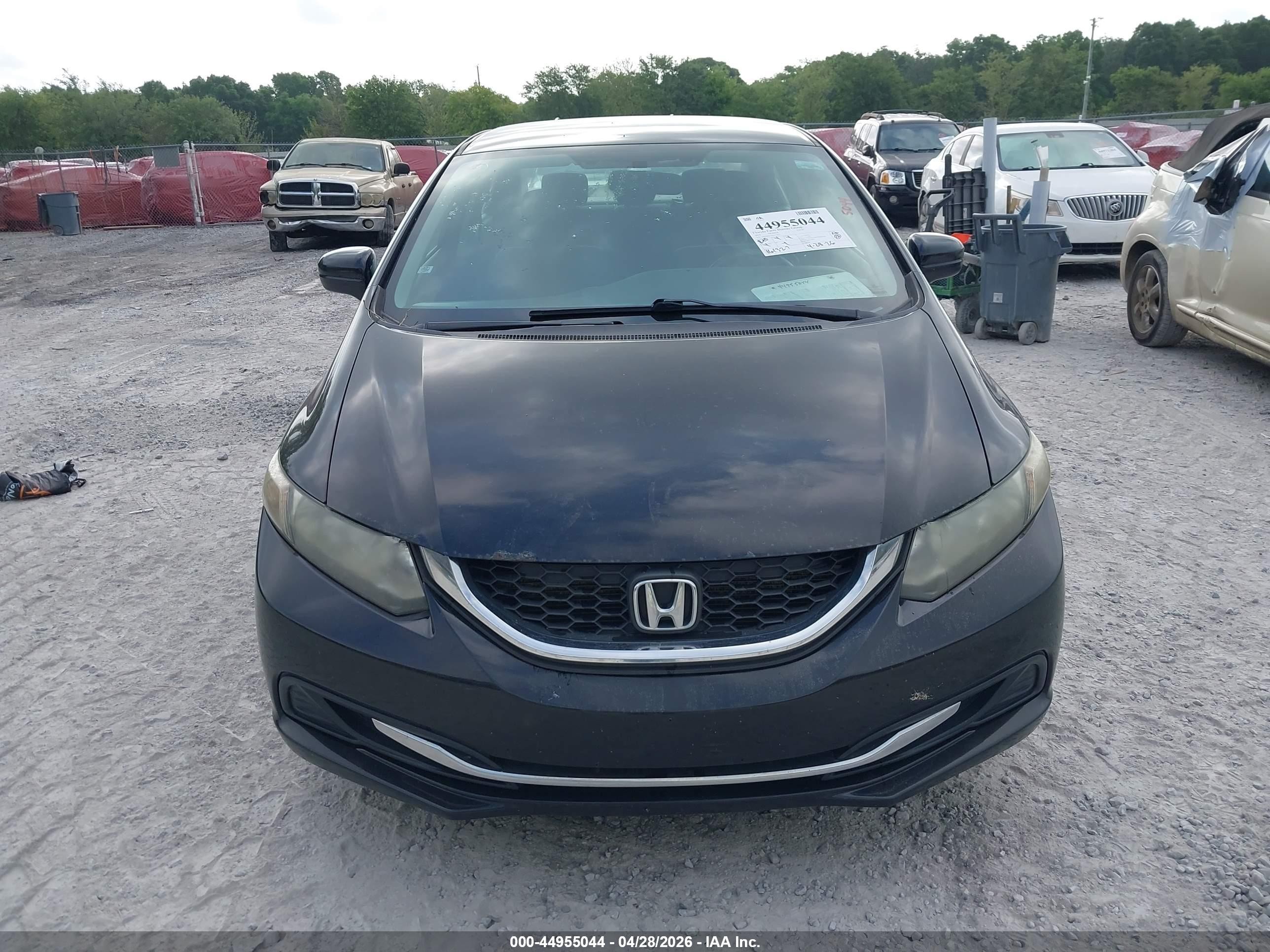 2014 Honda Civic Lx Черный vin: 19XFB2F51EE227831